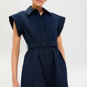 Tuckernuck Navy Belted Dress